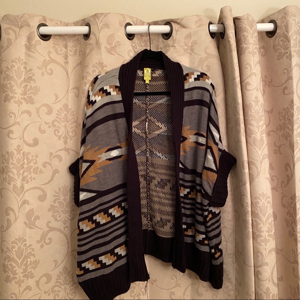 Boho chic heavy cardigan (short sleeve)